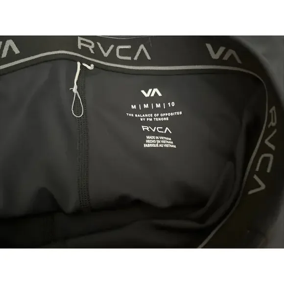 RVCA VA Essentials Tennis Skirt Black Medium Athleisure Pickle Ball Athleisure